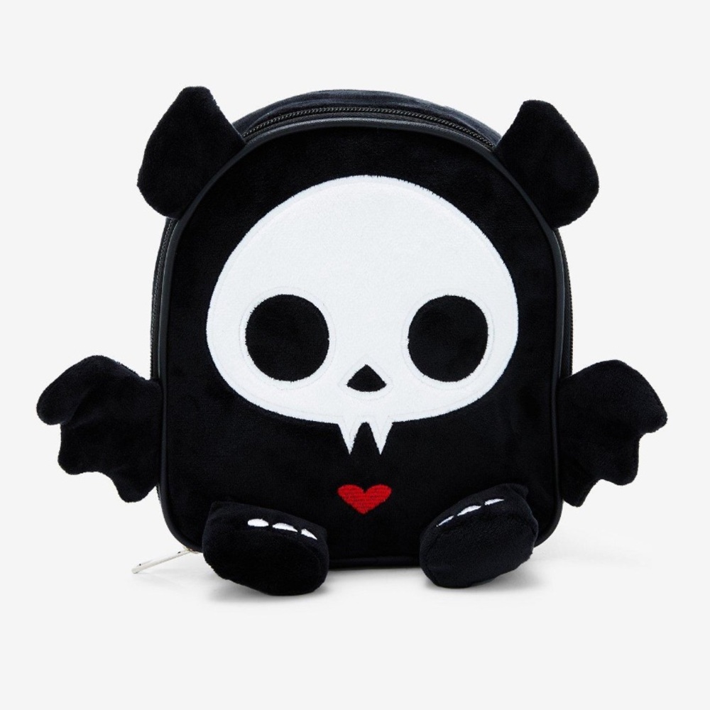 Skelanimals Diego Figural Makeup Bag‎ Hot Topic Halloween Horror Gothic